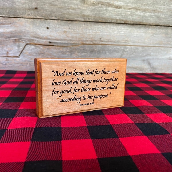 Custom Laser-Engraved Plaque - FOUR Sizes Available - See Description