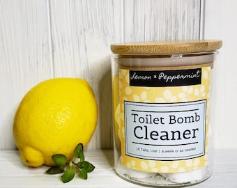 Toilet Bomb Cleaner - PUREAAH - Toilet Fizzy - Natural Toilet Cleaner