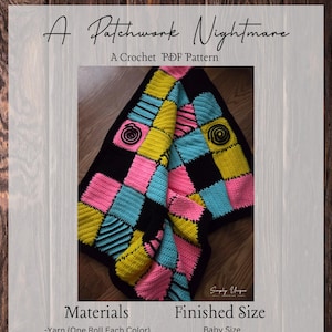 A Patchwork Nightmare - A Crochet PDF Pattern