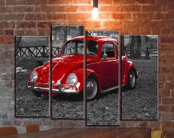 volkswagen wall art etsy