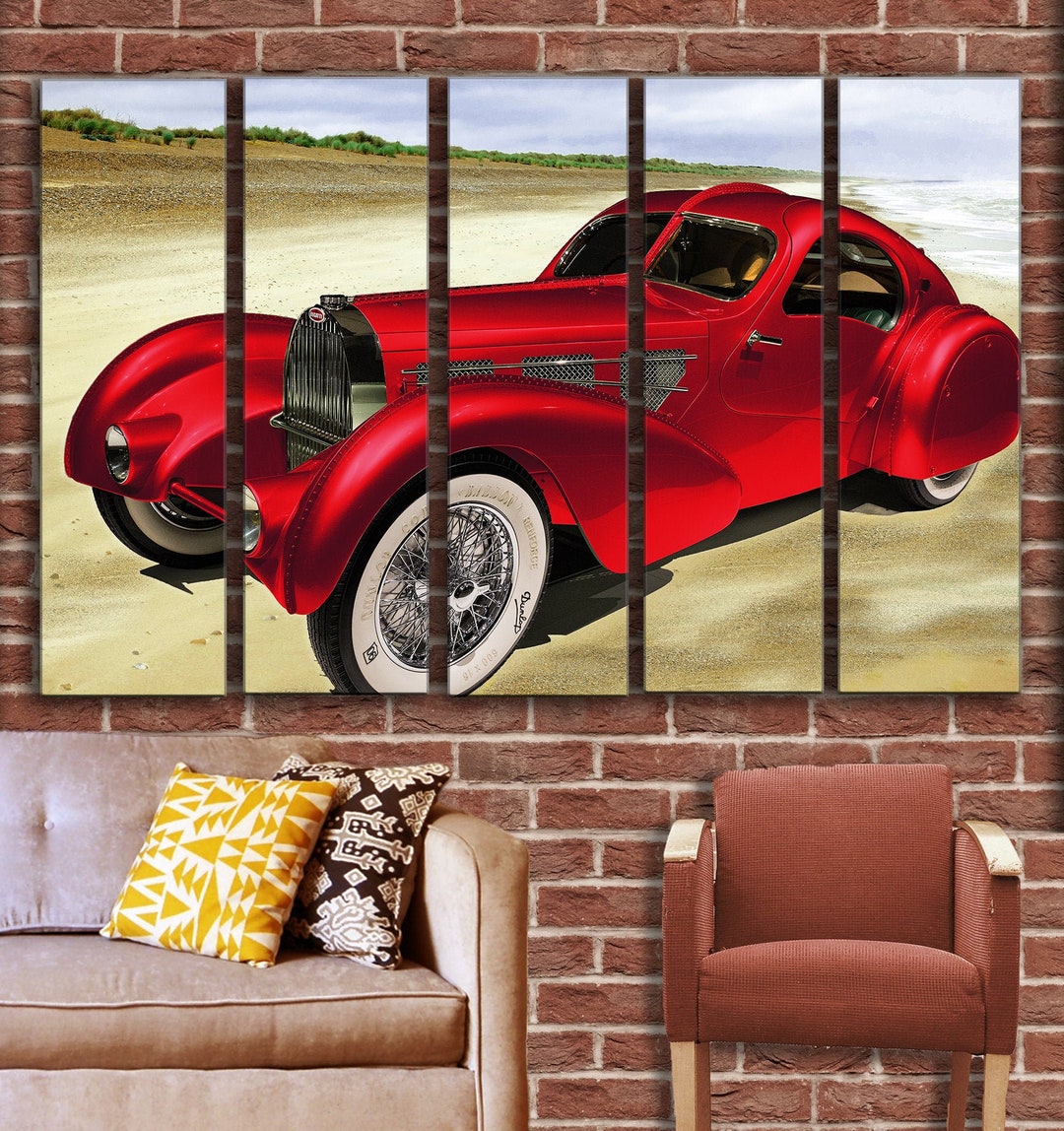 Vintage Car Wall Art Decor Picture Painting Poster Print on Etsy