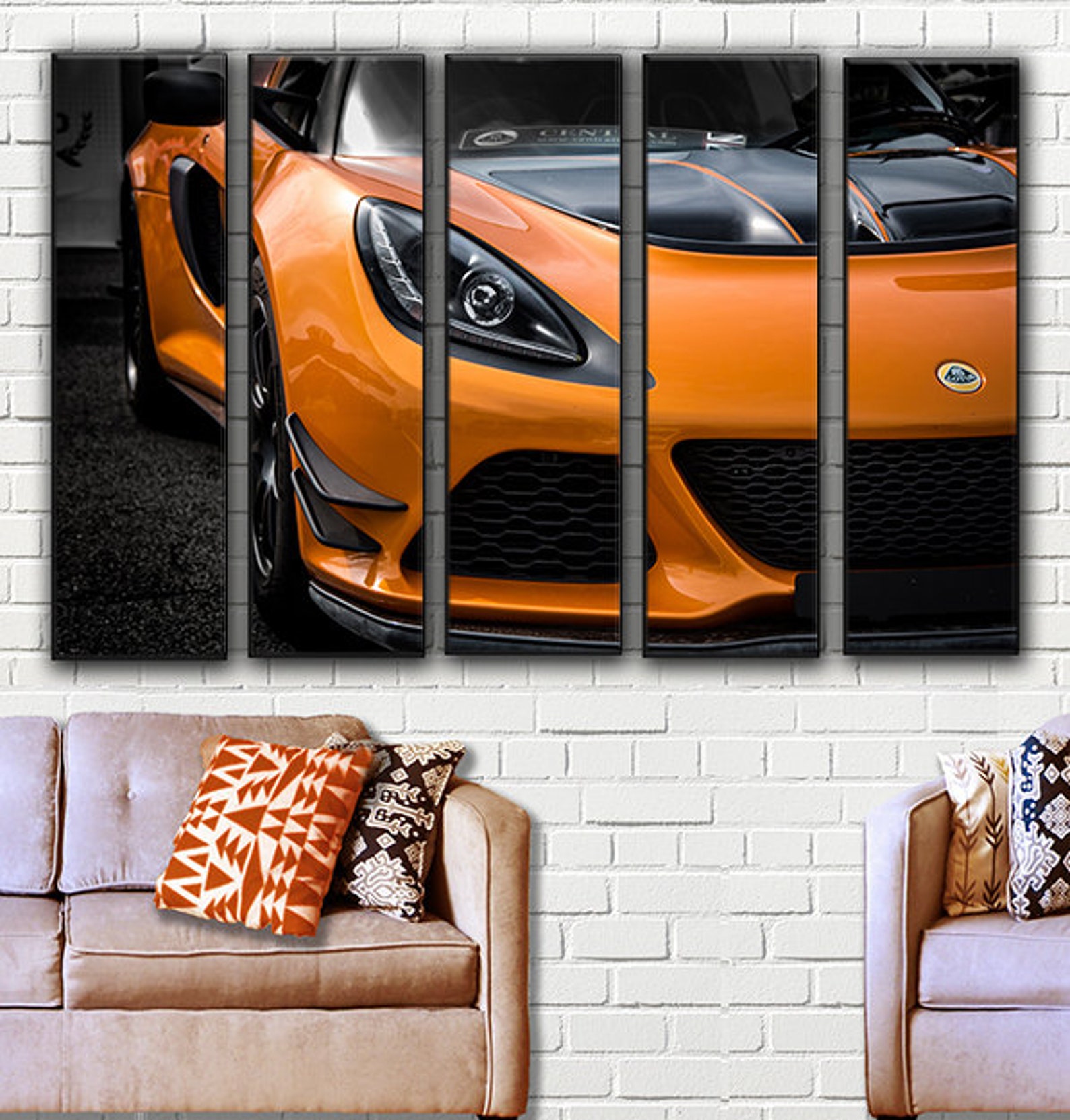 Lotus exige Wall Art Decor car Canvas Picture Print Poster | Etsy