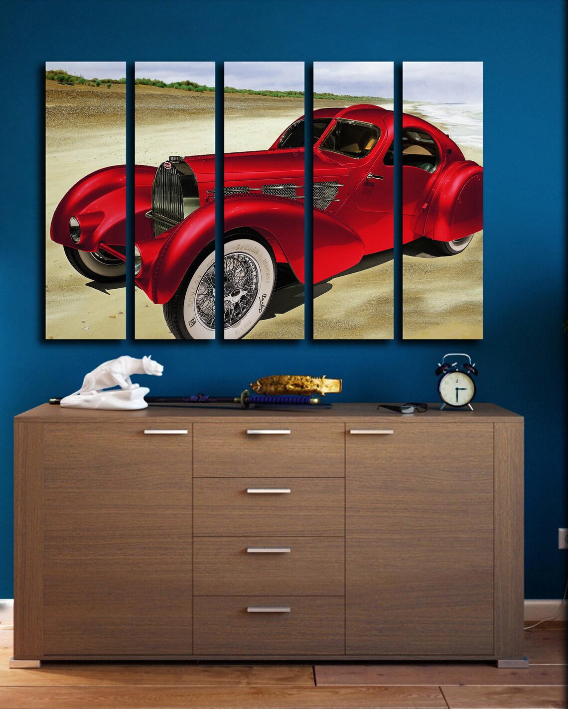 Vintage Car Wall Art Decor Picture Painting Poster Print on Etsy