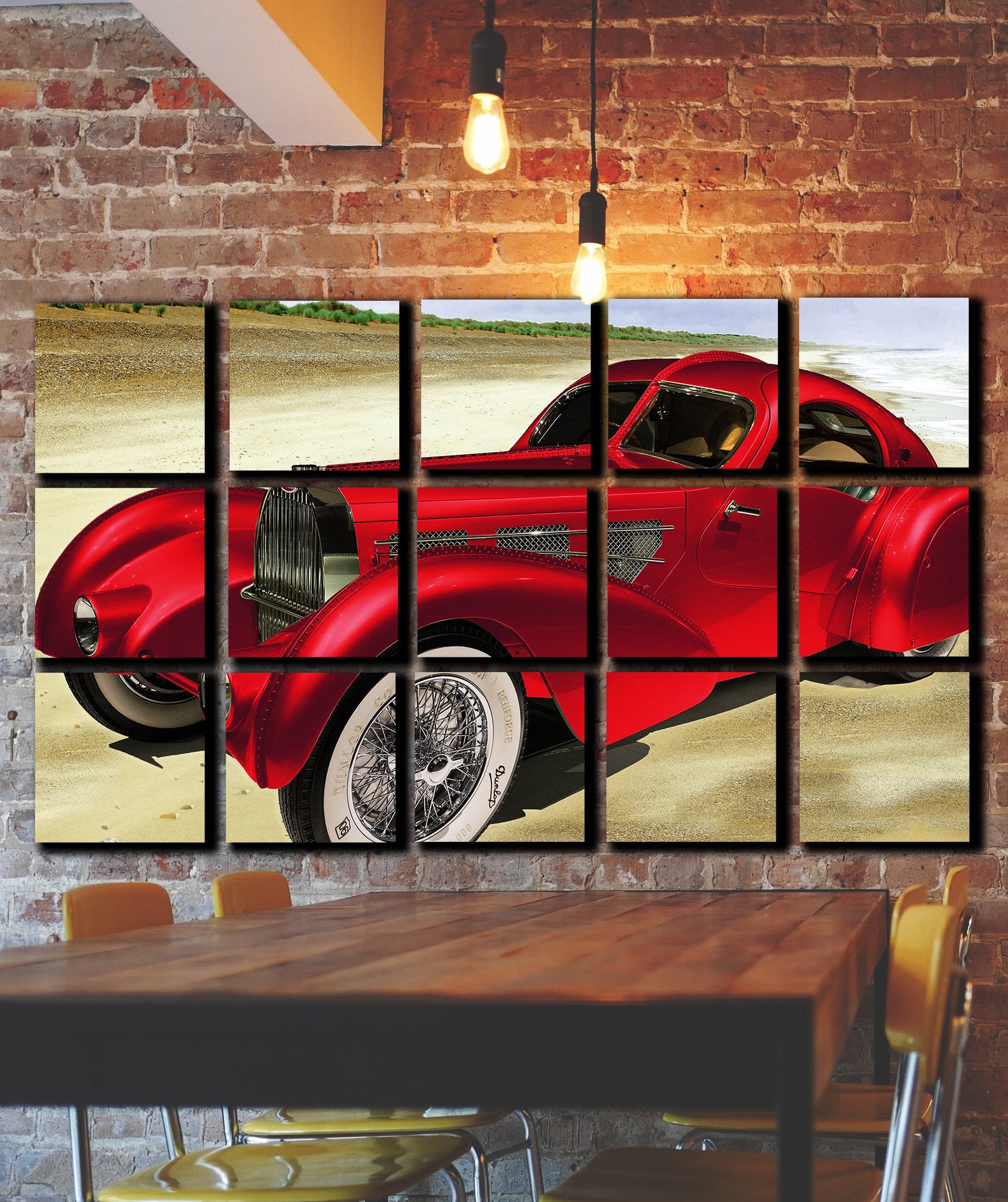 Vintage Car Wall Art Decor Picture Painting Poster Print on Etsy