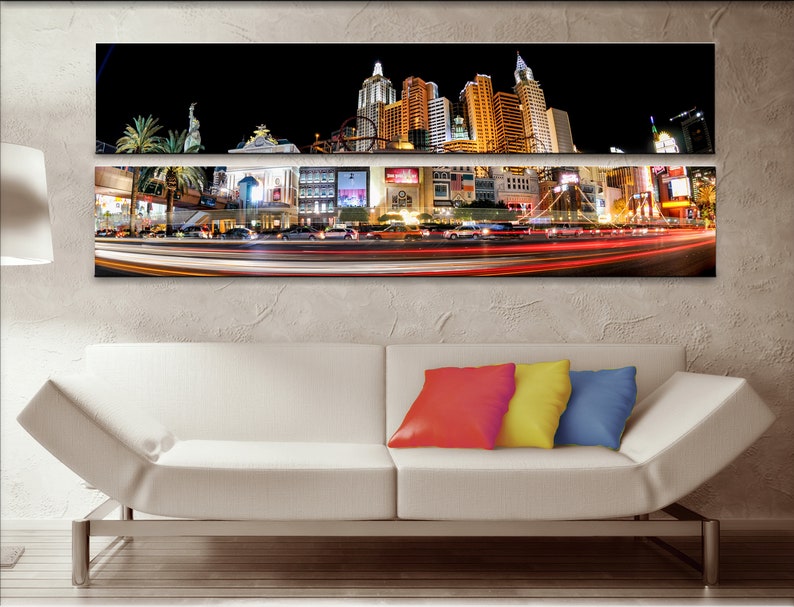 X-Large Cityscape Skyline Wall Art Decor Picture Las Vegas | Etsy