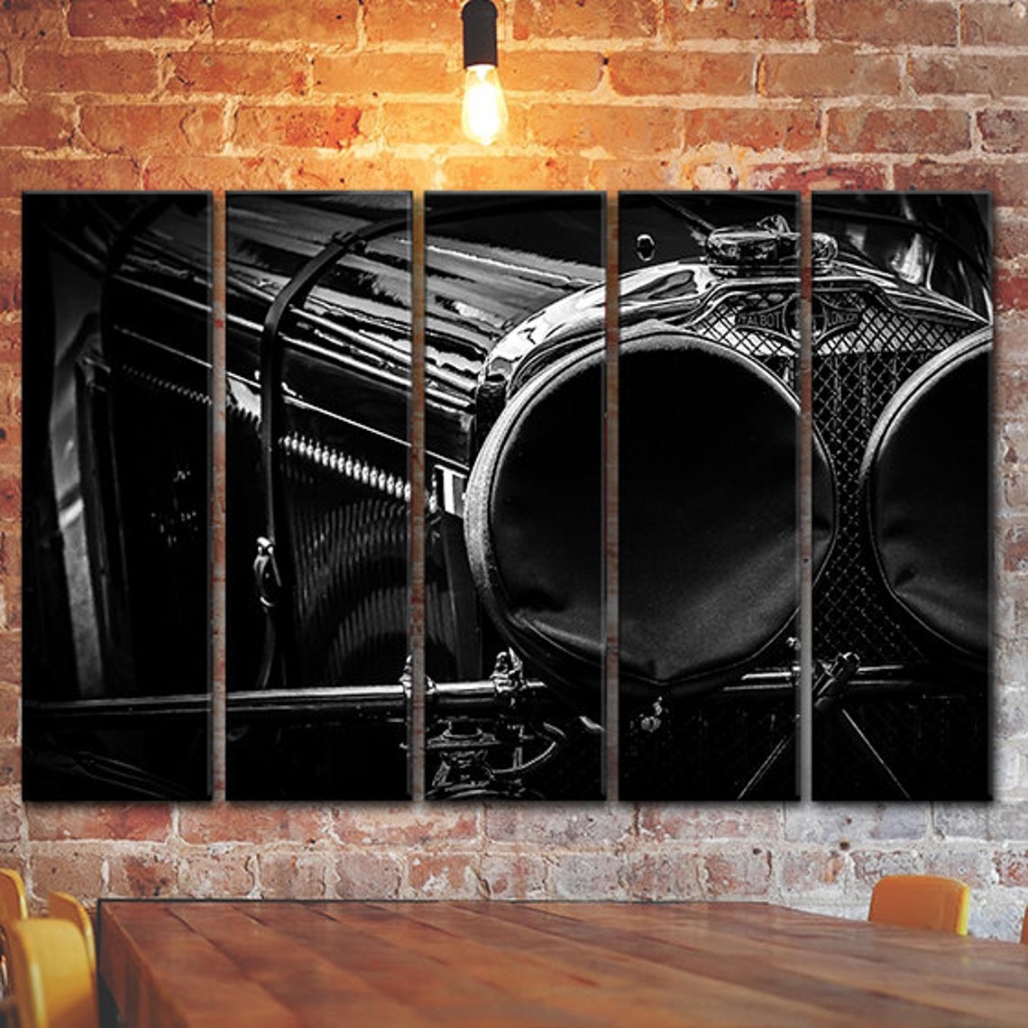 Historic sports car Wall Art Decor car Canvas Picture Print | Etsy