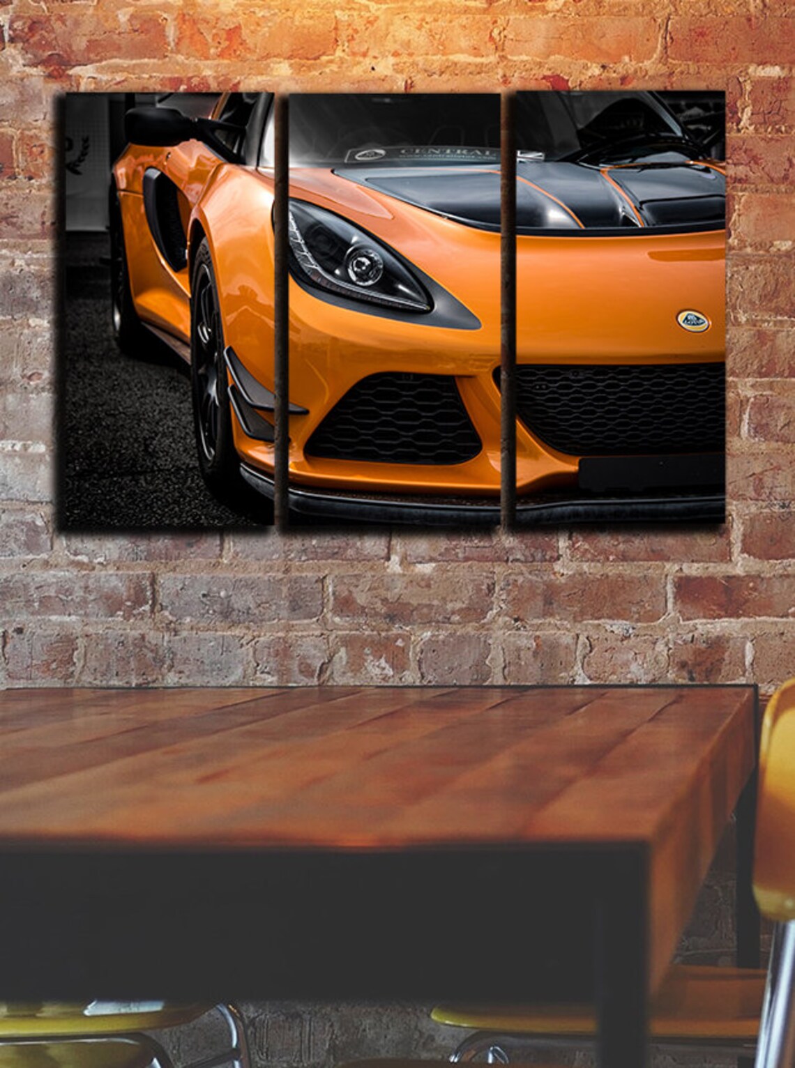 Lotus exige Wall Art Decor car Canvas Picture Print Poster | Etsy