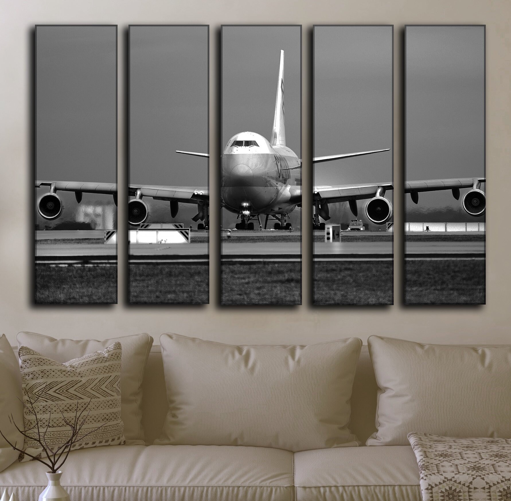 BOEING 737 AEROPLANE AIRCRAFT WALL POSTER ART PICTURE PRINT LARGE HUGE 