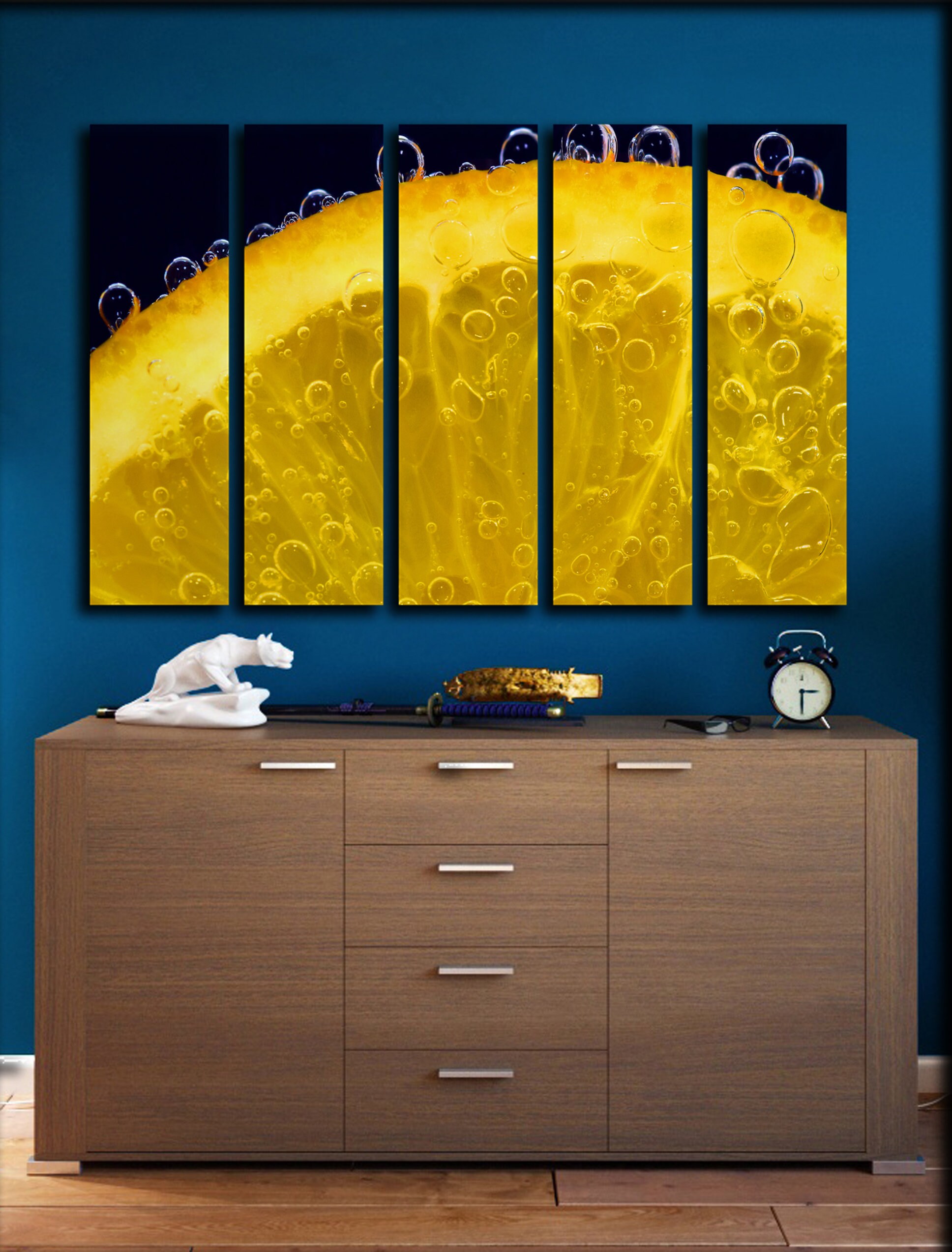 Fresh Orange Canvas Picture Kitchen Wall Art Picture Kitchen | Etsy