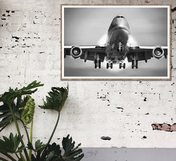 Boeing 747 Airplane Printable Poster Aviation Printable - Etsy