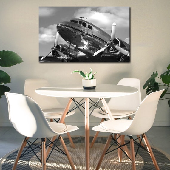 Vintage Airplane Printable Poster Aviation Printable Poster Etsy