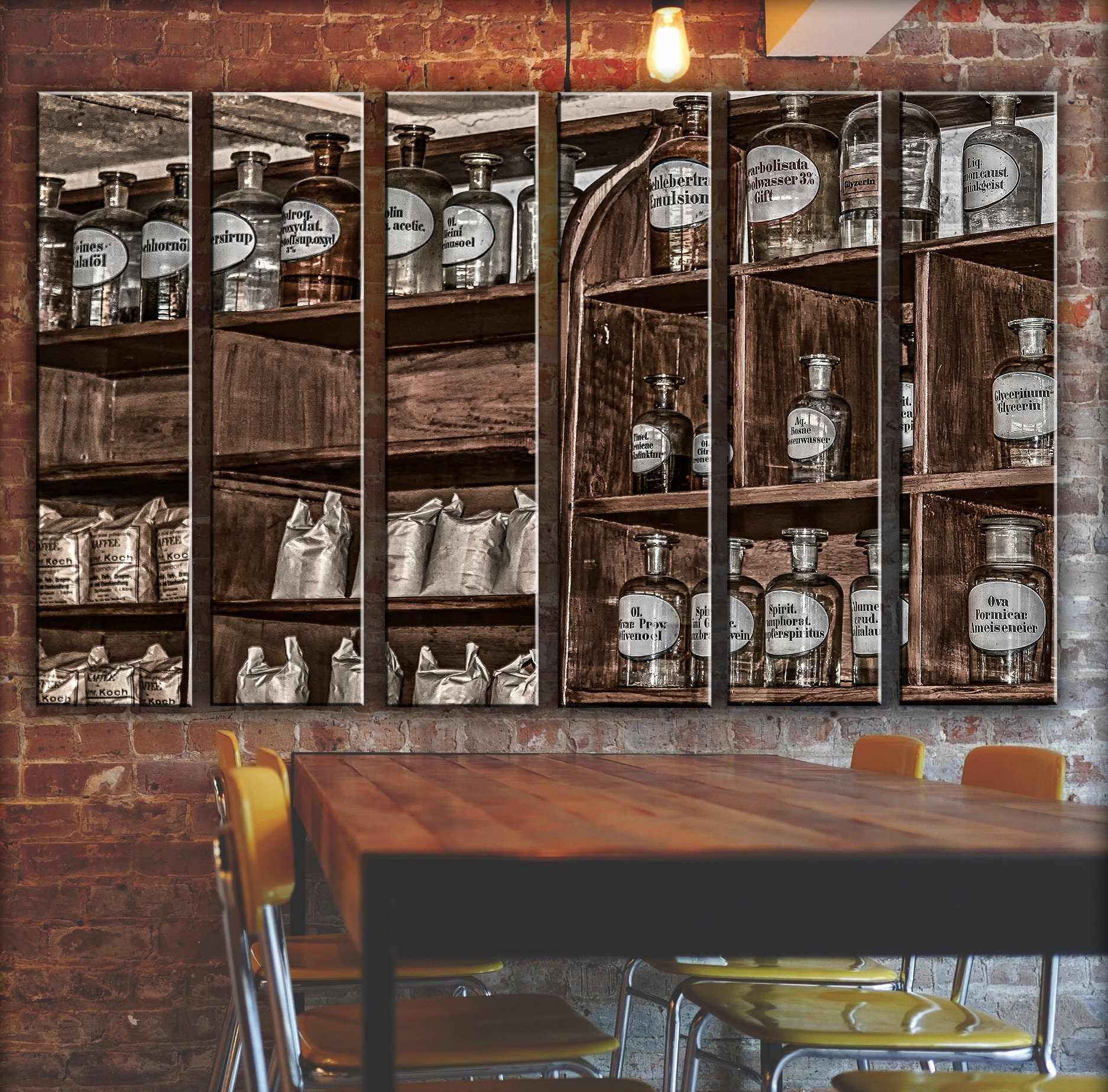 Vintage Pharmacy Wall Art Decor Picture Painting Poster Print Etsy