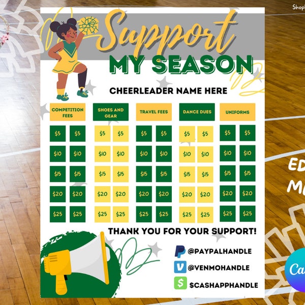 Sponsor My Uniform Cheer Template Etsy Sponsor My Uniform Cheer Template Etsy