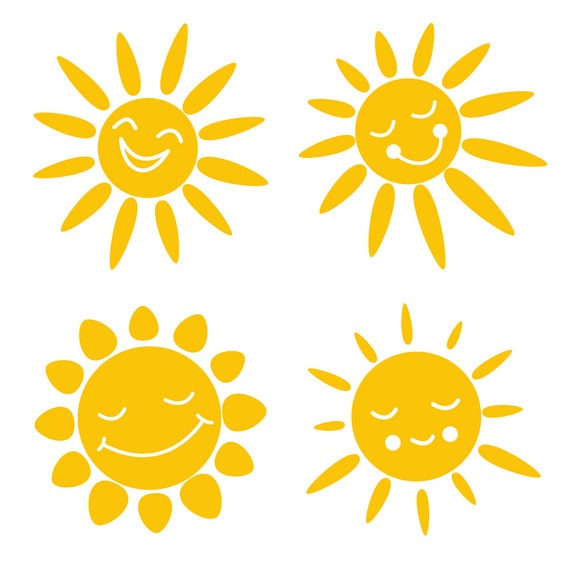 Download SUN svg sun clipart cut files download Cricut eps pdf png dxf | Etsy