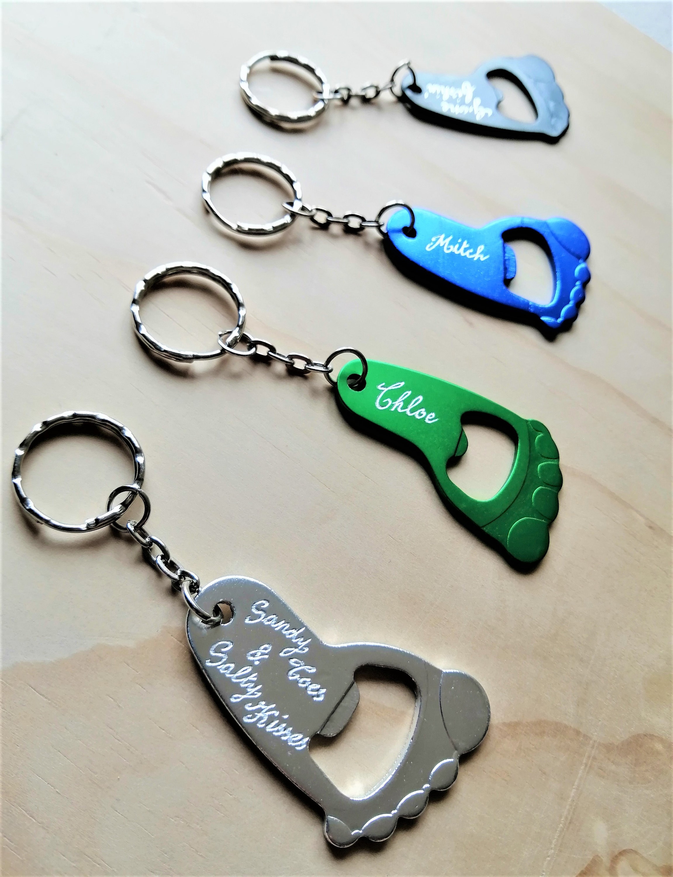 Personalised Keyring Bottle Opener Keyring Engraved by Etsy