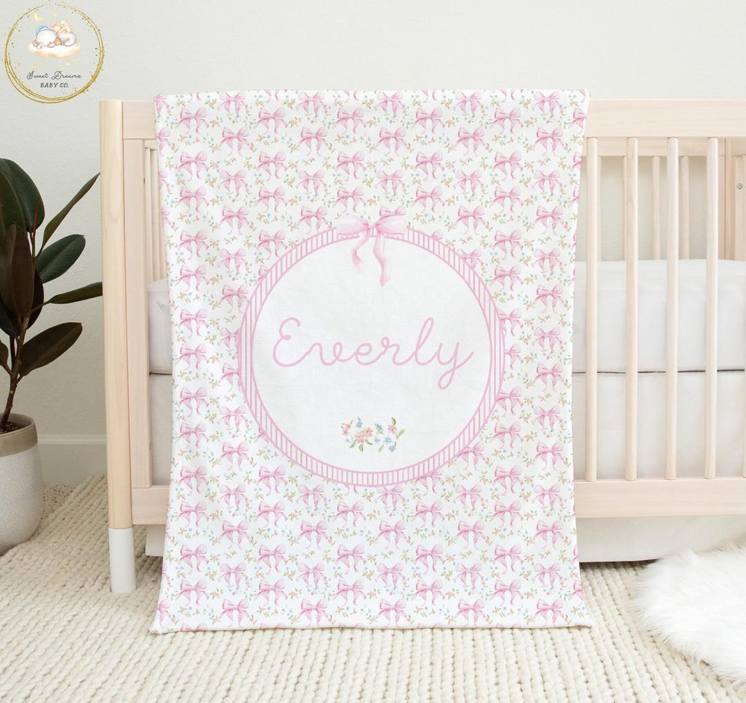 FIRST BABY - Carousel Blanket - Pink