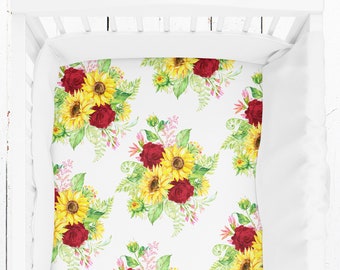 red rose crib bedding