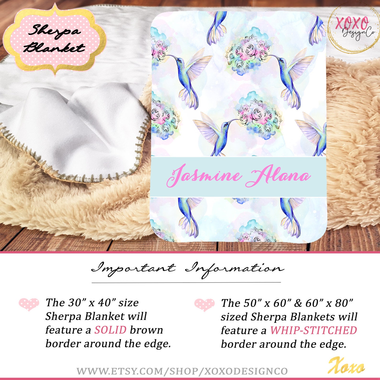 Hummingbird Baby Blanket Hummingbird Nursery Bedding Etsy