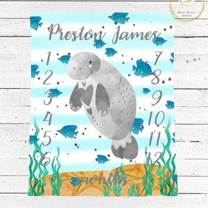 Manatee baby blanket hotsell