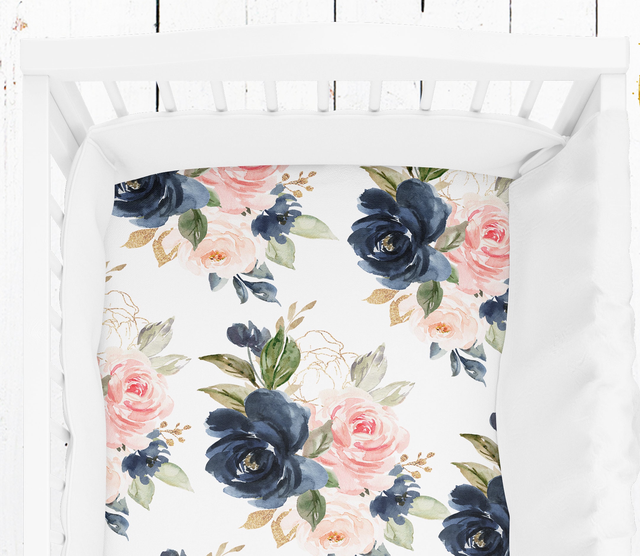 Sleep Tight Crib Sheet - Fincastle Floral