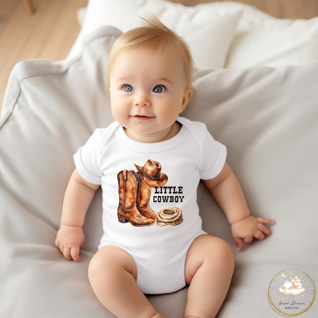 Little Cowboy Onesie®, Western Baby Onesie, Cowboy Baby Bodysuit