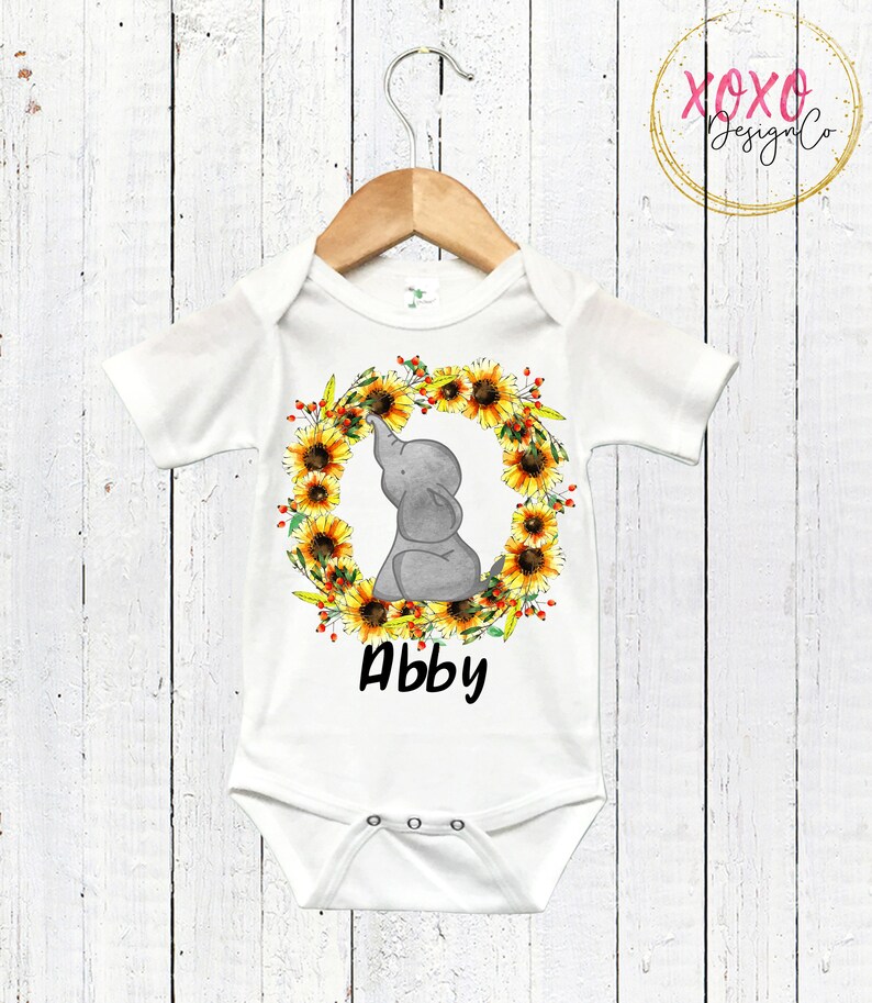 customized onesie for baby girl