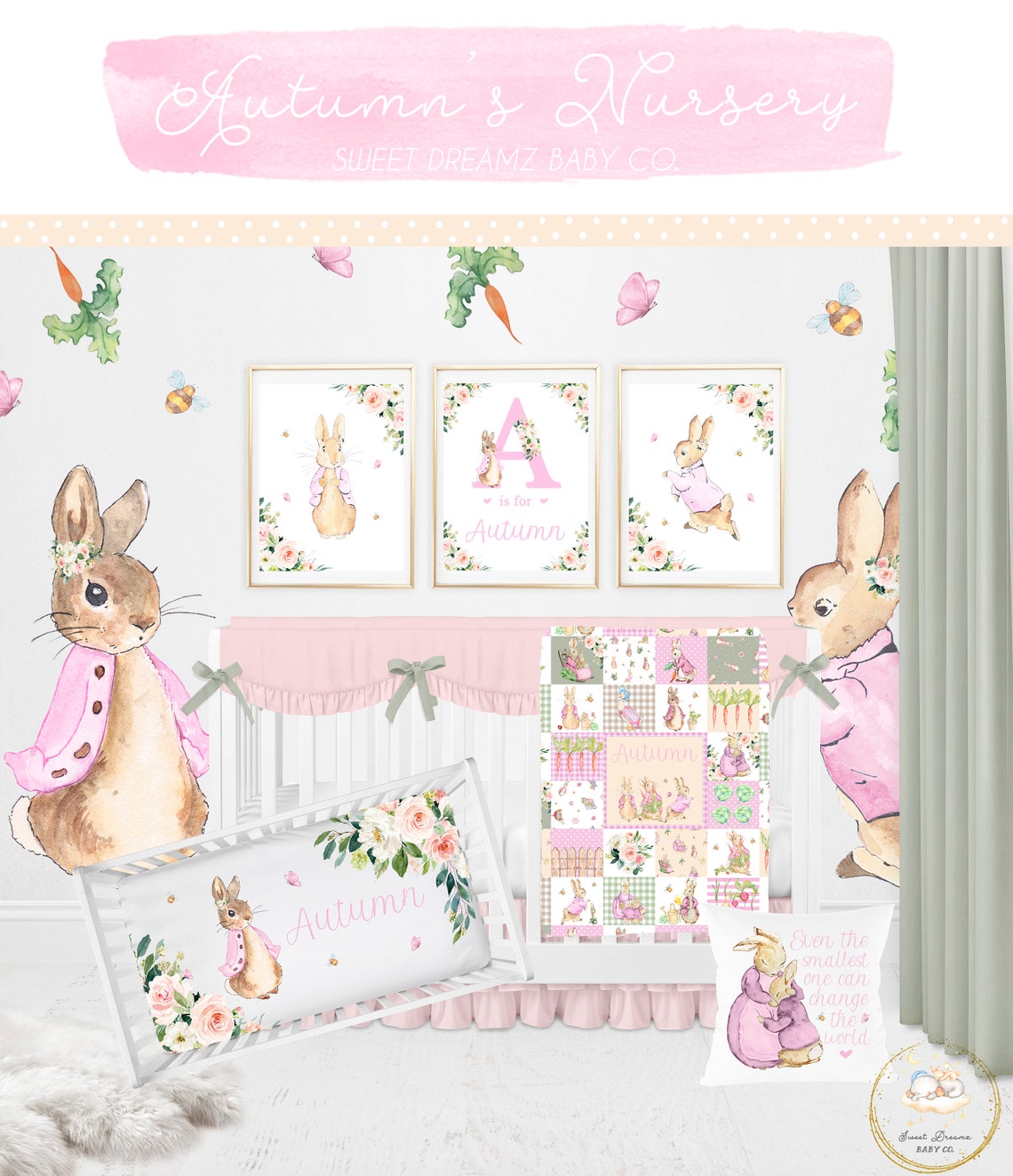 Peter Rabbit Baby Blanket Girl, Custom Baby Blanket, Peter Rabbit Baby — free download