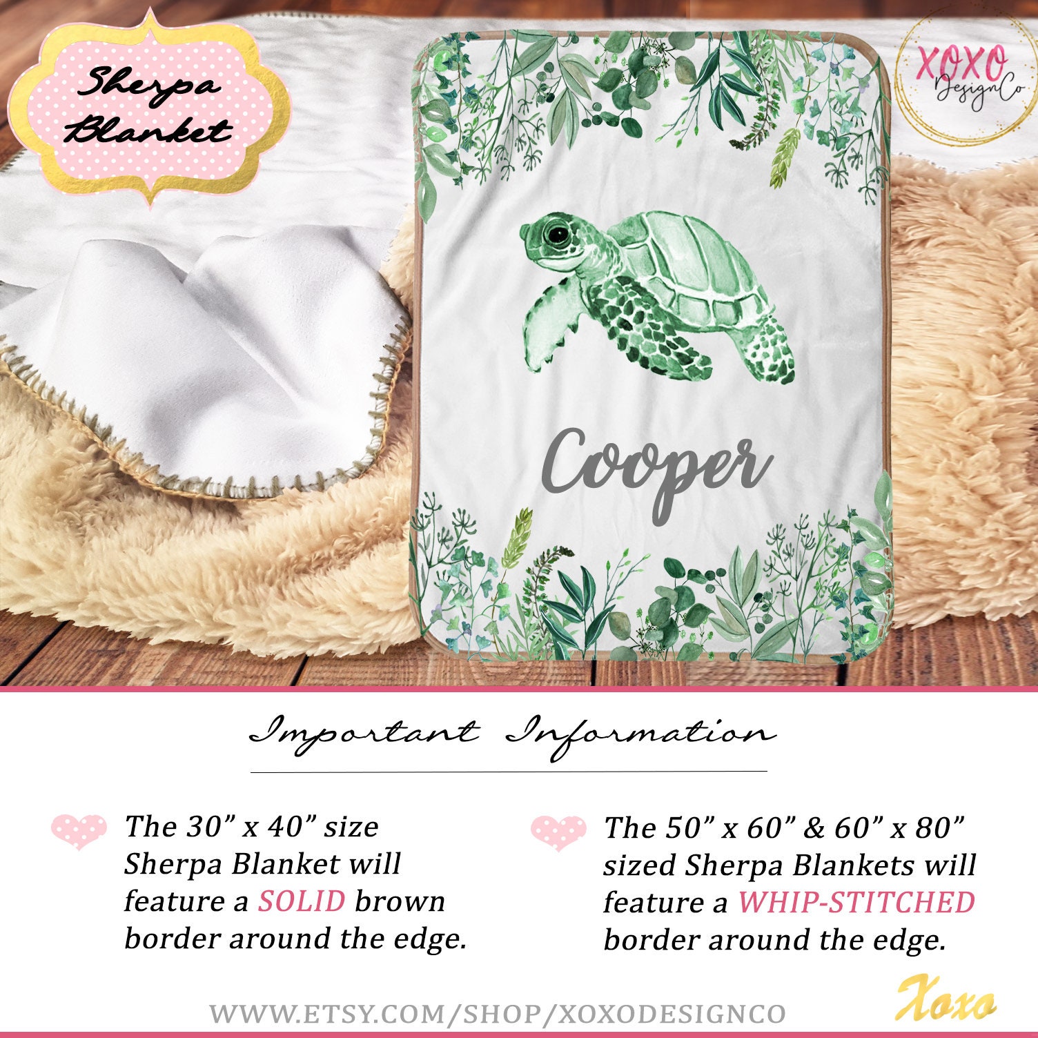 Turtle Baby Blanket Boy / Turtle Baby Bedding Boy / Etsy