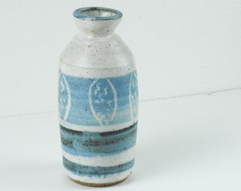 Stoneware Pottery Vase / Vintage Pottery Art