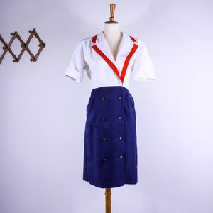 True Vintage Sailor Dress Size Ten 10 image 2