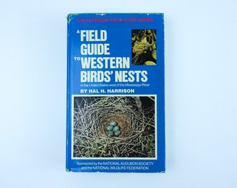 Field Guide to Western Bird's Nests / Vintage Bird Guide