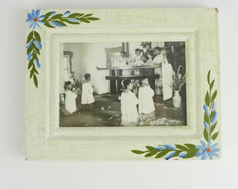 Framed Vintage Photograph / Religious Art Photo