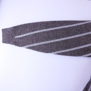 Vintage Knit Sweater Geometric Pattern image 9
