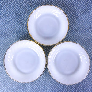 Milk Glass Dish Set / Mid Century Fire King Milk Glass image 5