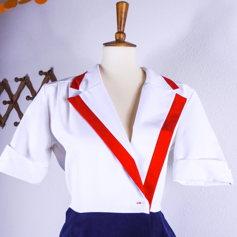 True Vintage Sailor Dress Size Ten 10 image 3