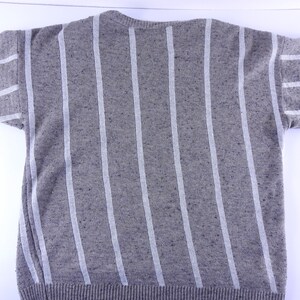 Vintage Knit Sweater Geometric Pattern image 8
