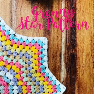 Granny Star Blanket Beginners Crochet image 1