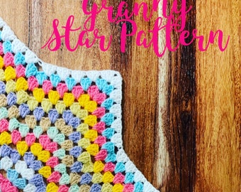 Granny Star Blanket Beginners Crochet