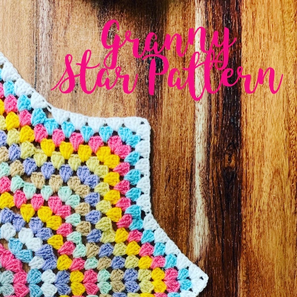 Granny Star Blanket Beginners Crochet