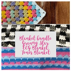 Crochet Blankets Pattern Bundle