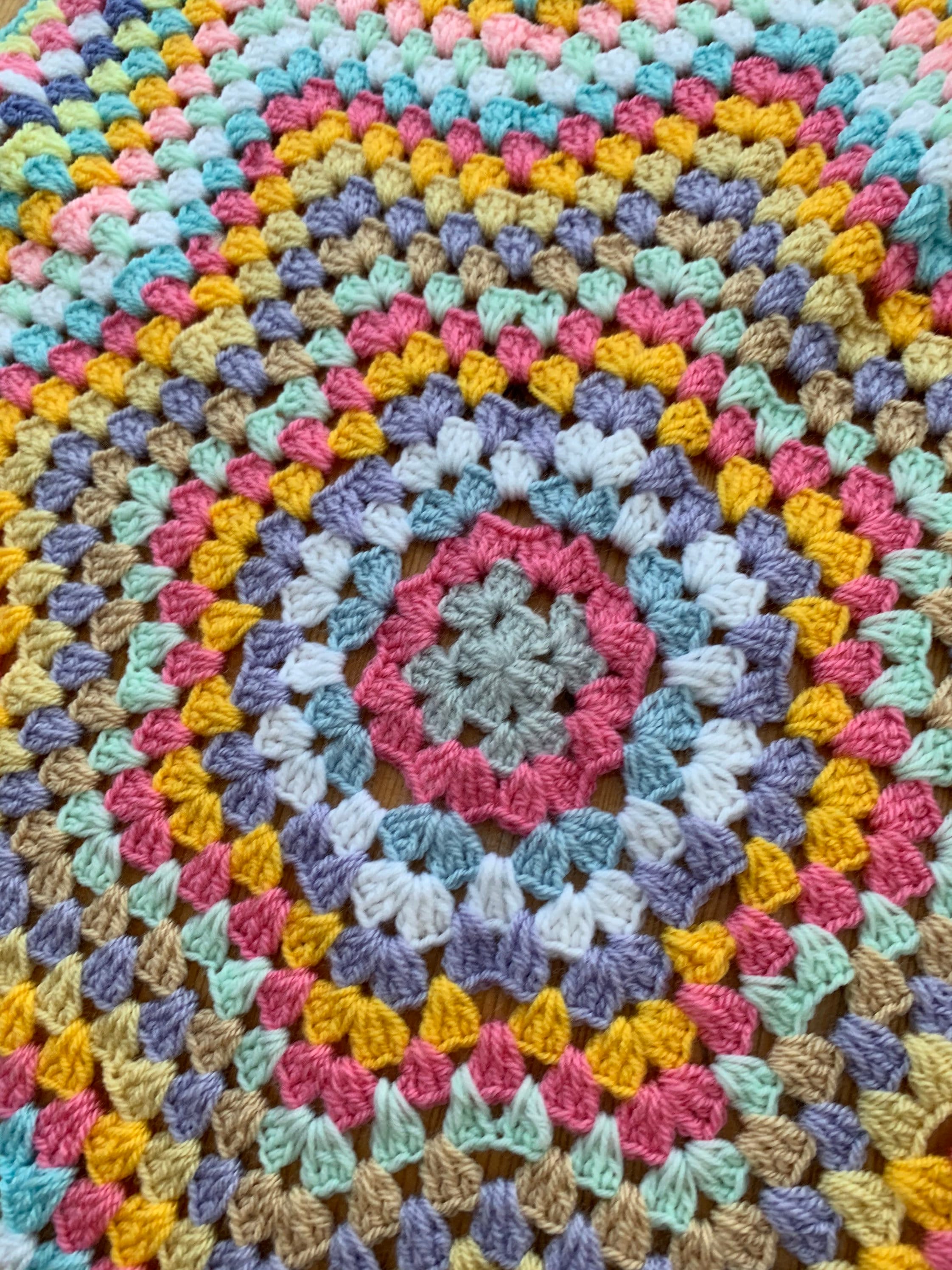Granny Star Blanket Beginners Crochet Etsy UK