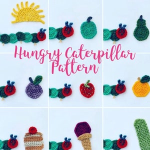 A Caterpillars Story Applique Crochet pattern