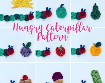A Caterpillars Story Applique Crochet pattern