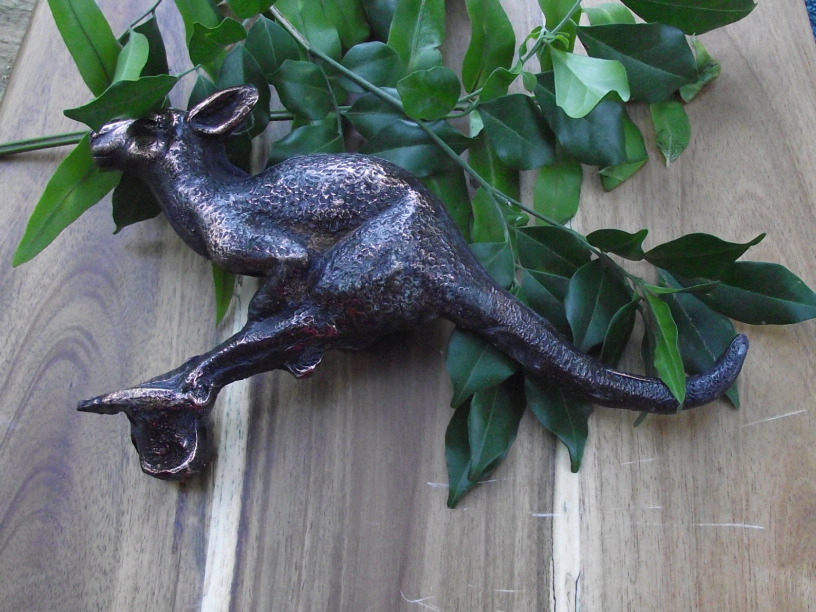 Australian made Kangaroo Door Knocker Copper Bronze gift or Etsy