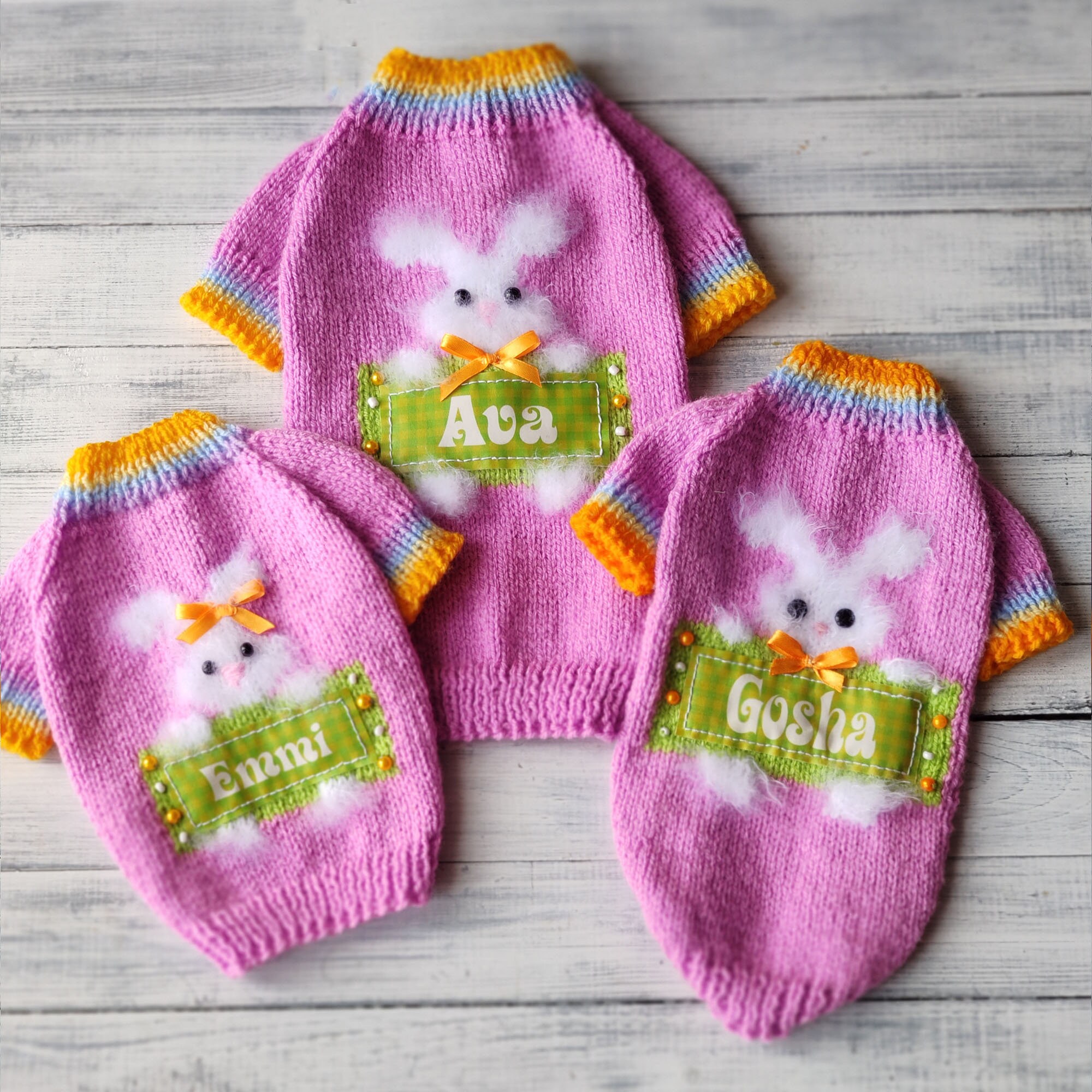 Handmade Dog Sweater for Small Dogs Personalized Dog Outfit Etsy