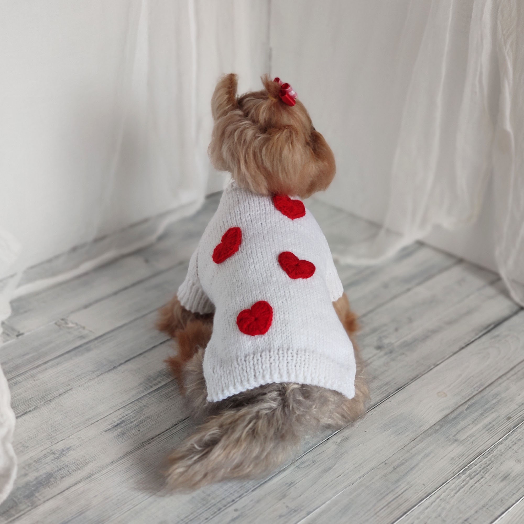 Red Heart Dog Sweater