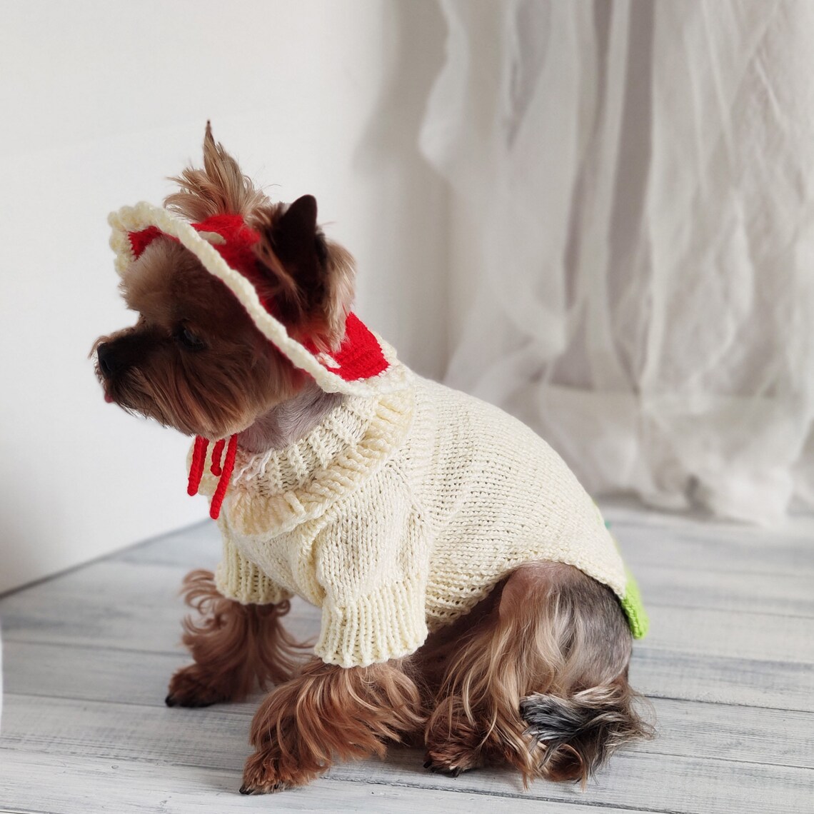 Handmade Halloween dog costumes for small dog Mushroom dog Etsy