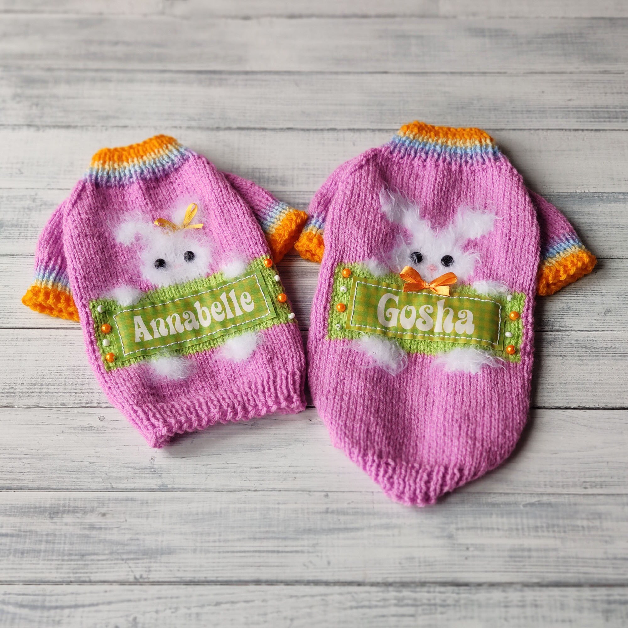 Handmade Dog Sweater for Small Dogs Personalized Dog Outfit Etsy