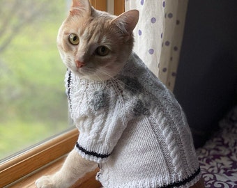 Cat Cardigan - Etsy