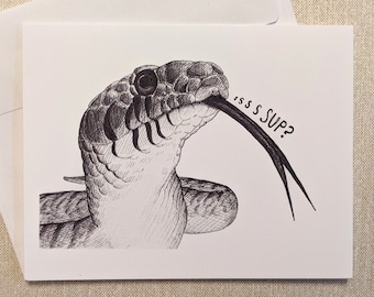 Sup Snake Card